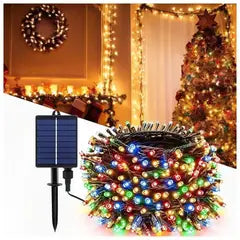 MAGICA LUZ NAVIDEÑA CON PANEL SOLAR ! 100% AHORRO!